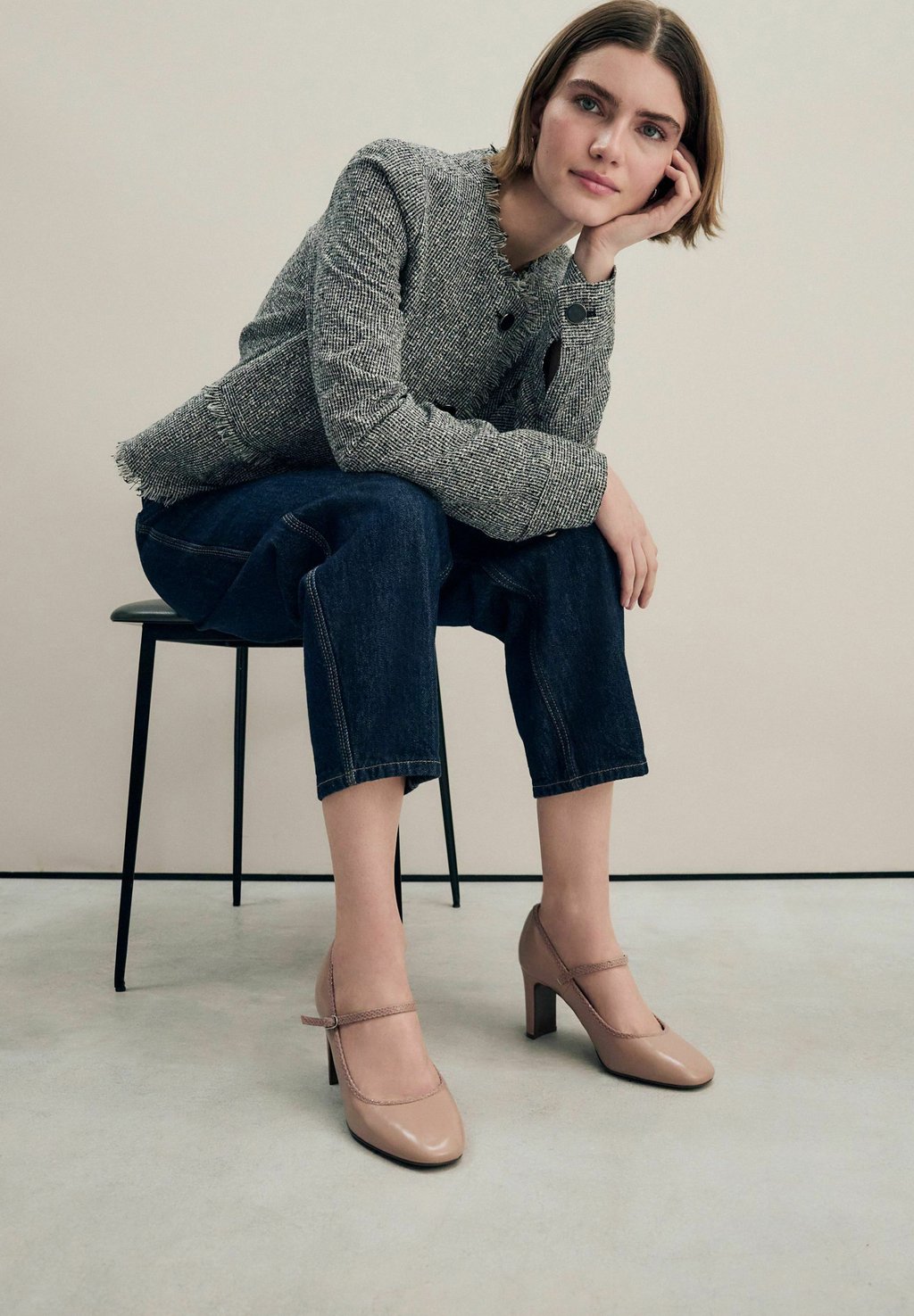 Классические туфли на каблуке REGULAR FIT - FOREVER COMFORT ROUND TOE MARY JANE BLOCK COURT Next, цвет Mottled Pink — фото 2