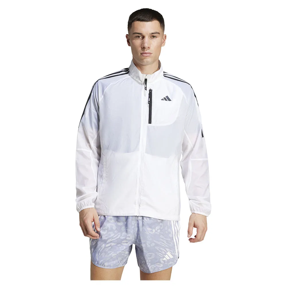 

Куртка adidas Own The Run 3 Stripes Packable, белый