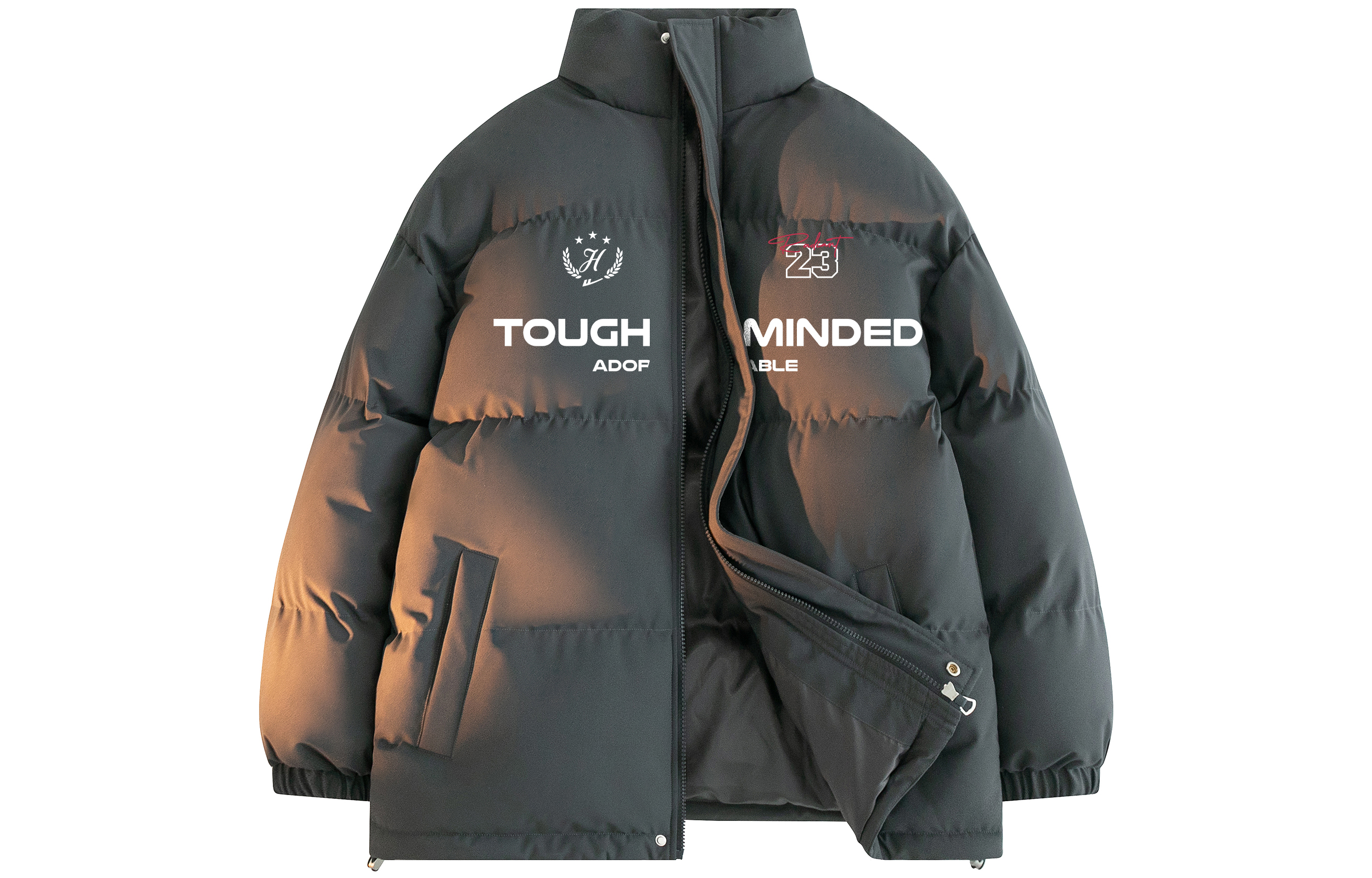 

WARRIOR Пуховик Huichao Riding The Wind Collection унисекс, Dark Gray