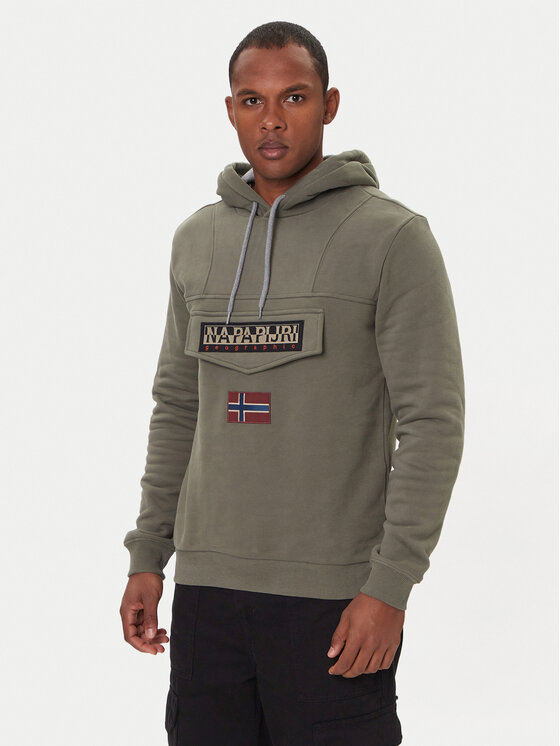 

Свитшот regular fit Burgee Wint 4 NP0A892T Napapijri, зеленый