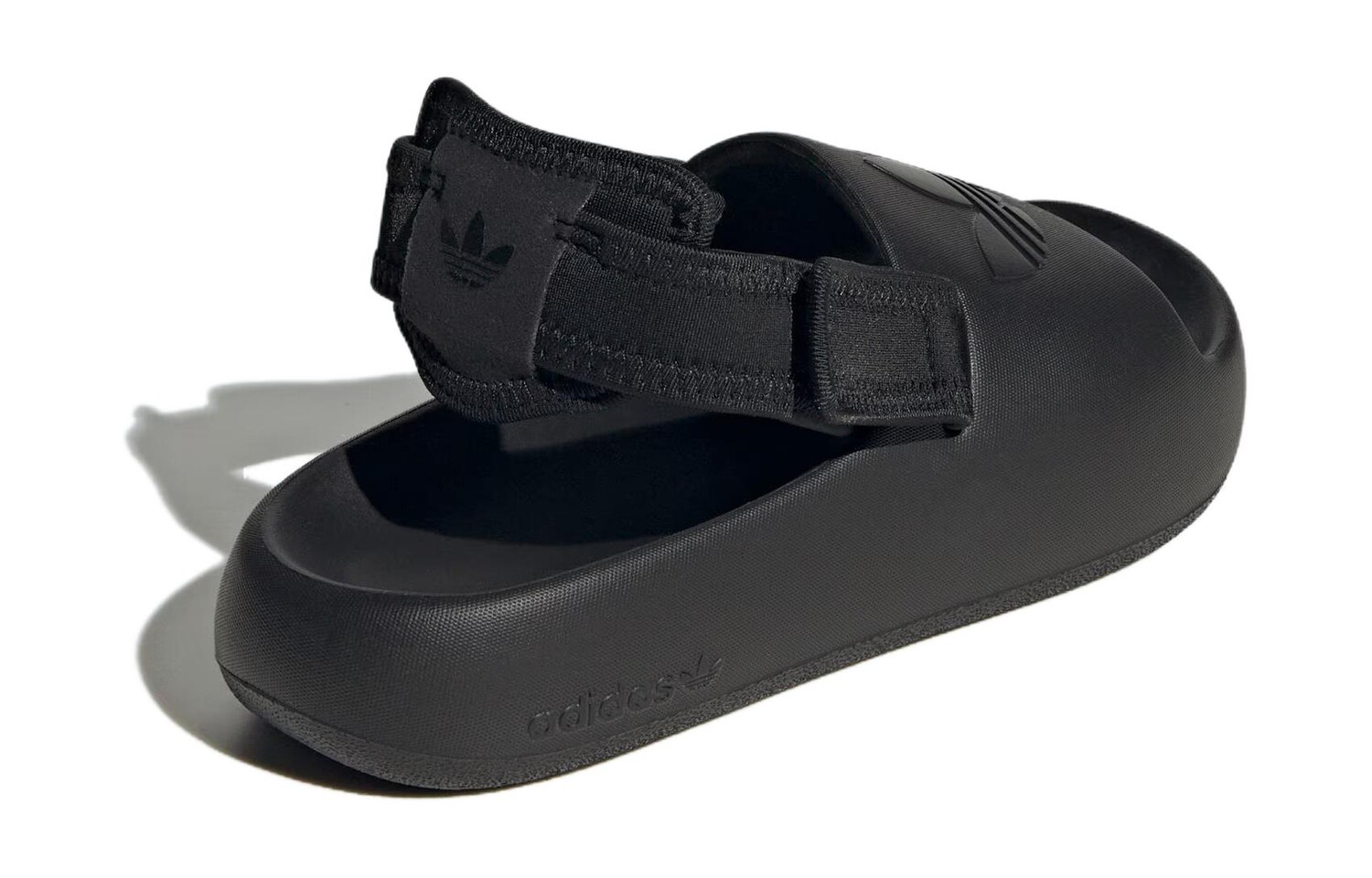 Детские сандалии adidas originals ADIFOM ADILETTE GS, Black — фото 4