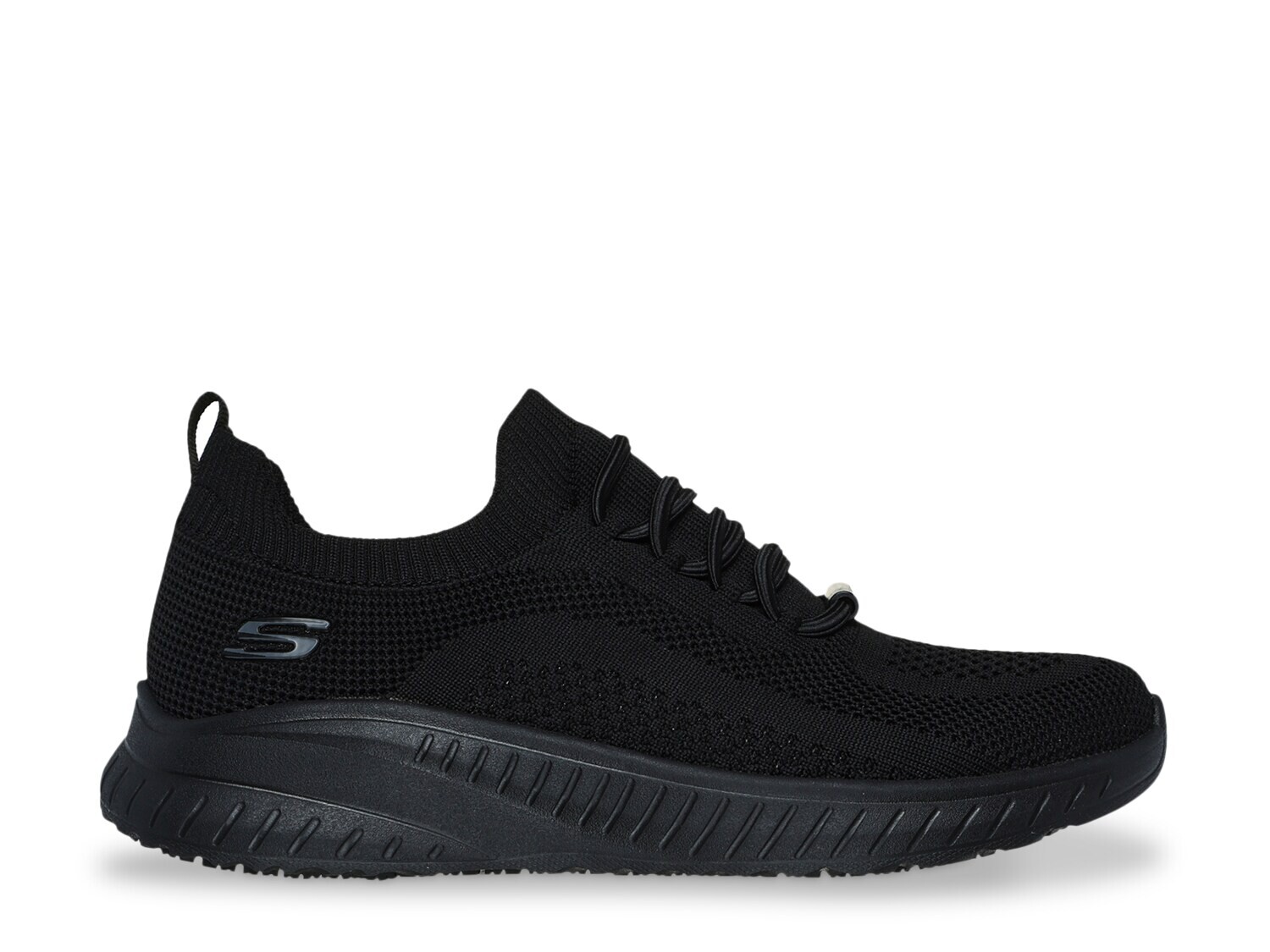 Кроссовки-слипоны женские Skechers Bobs Relaxed Fit Sport Squad Chaos SR, черный — фото 3