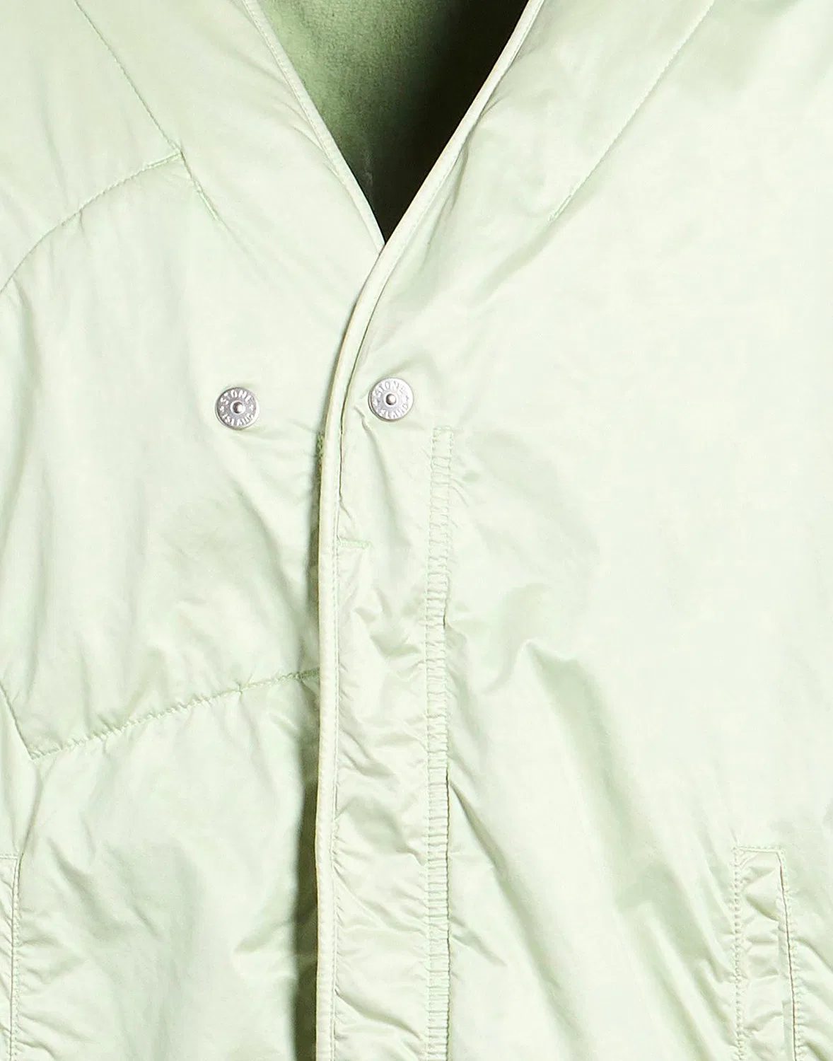 Куртка Light green STONE ISLAND — фото 4