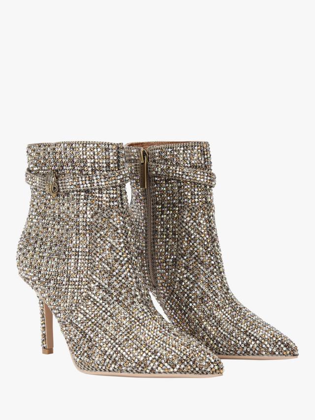 Kensington2 Stiletto украшенные ботинки до щиколотки Kurt Geiger London, Gold/Multi — фото 3
