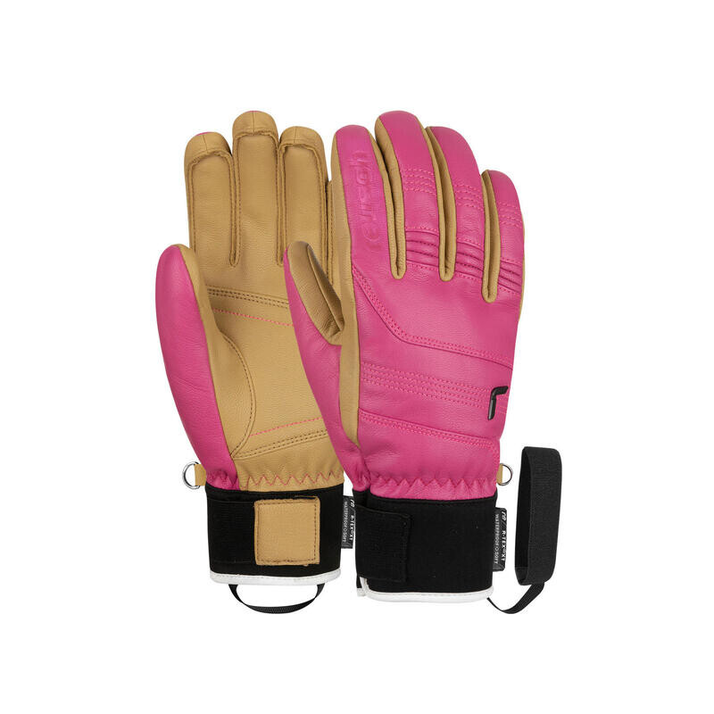 

Лыжные перчатки Reusch, цвет pink/beige