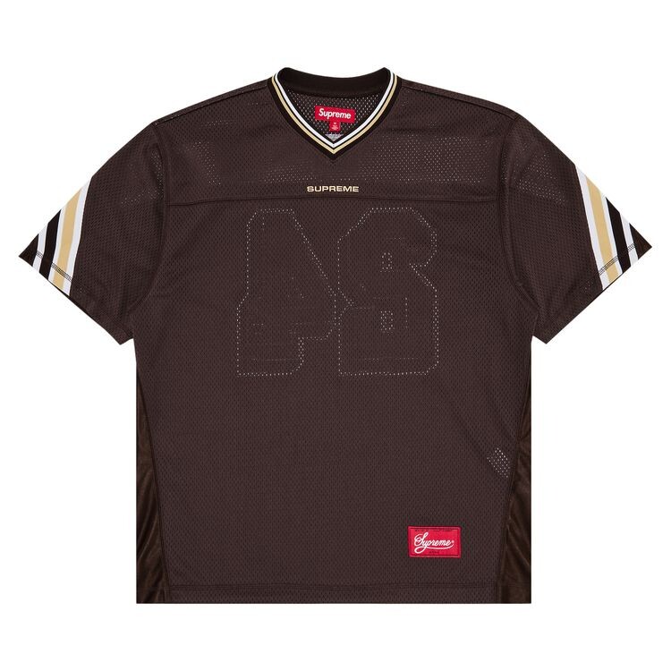 

Джерси Supreme Jacquard Rib Football Jersey Brown, коричневый