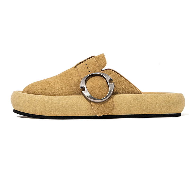 

LOHAN·SIR Износостойкие противоскользящие тапочки с закрытым носком унисекс матовый хаки, цвет Matte Khaki