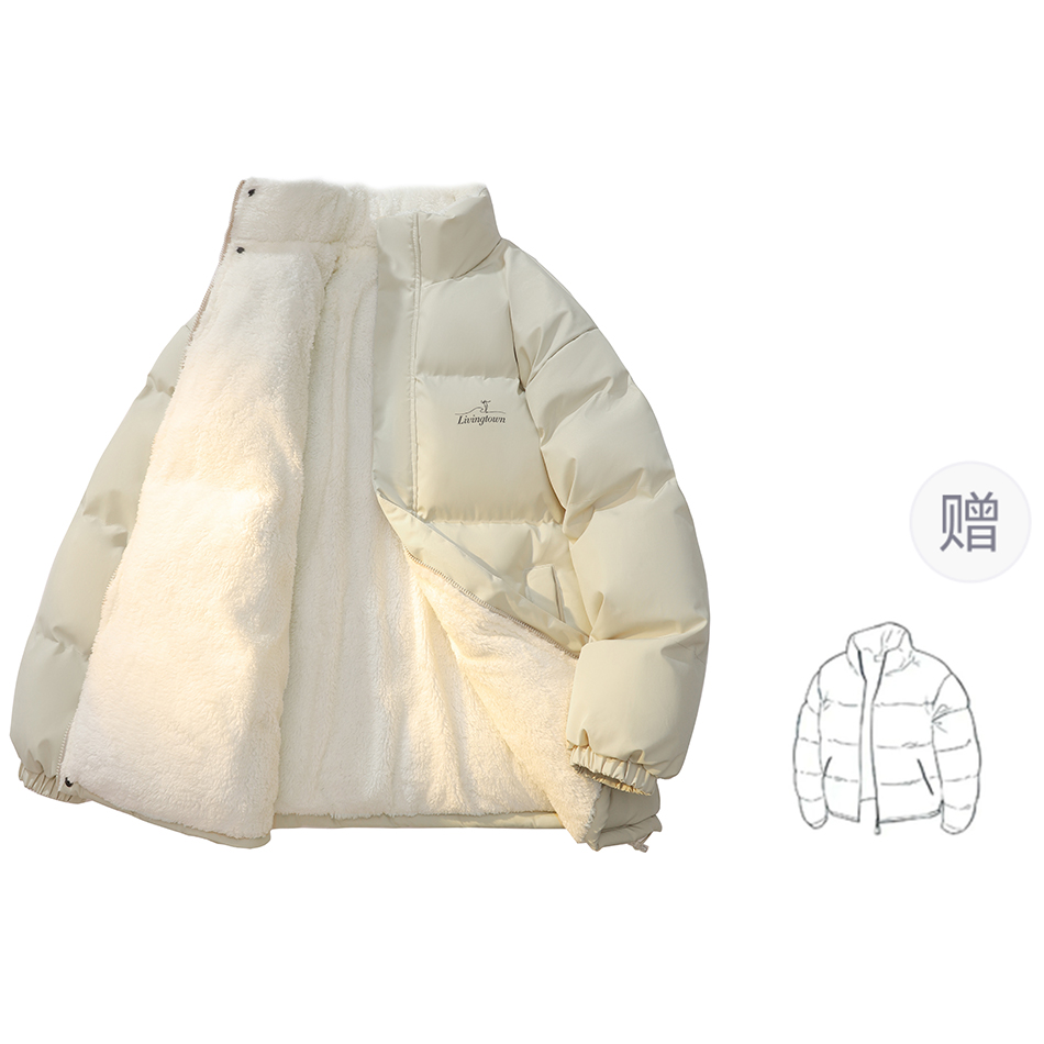 

LIVINGTOWN Пуховик Unisex, Apricot Puffer Jacket