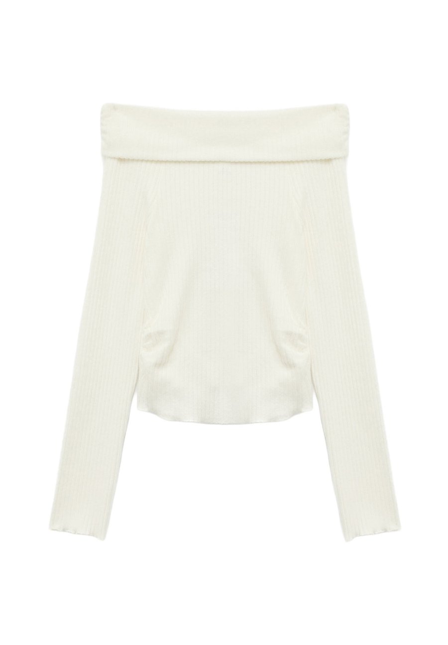 

Топ Koton Long sleeved top, Beige