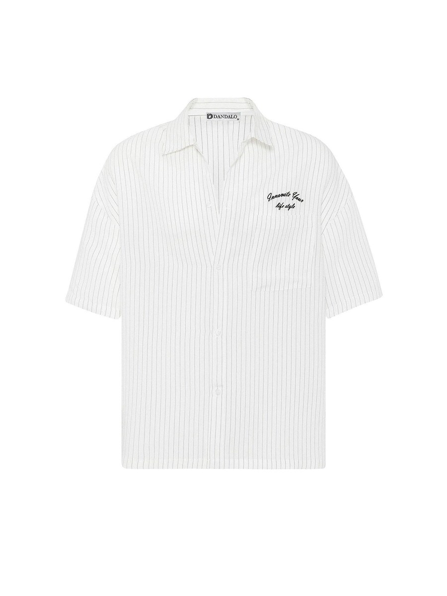 

Рубашка на пуговицах Comfort fit Dandalo, белый
