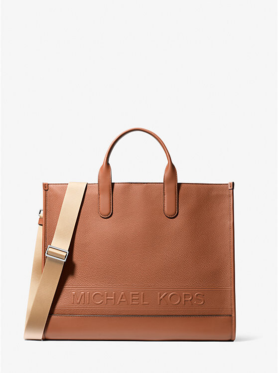 

Сумка-Тоут Hudson из шагреневой кожи Michael Kors, коричневый