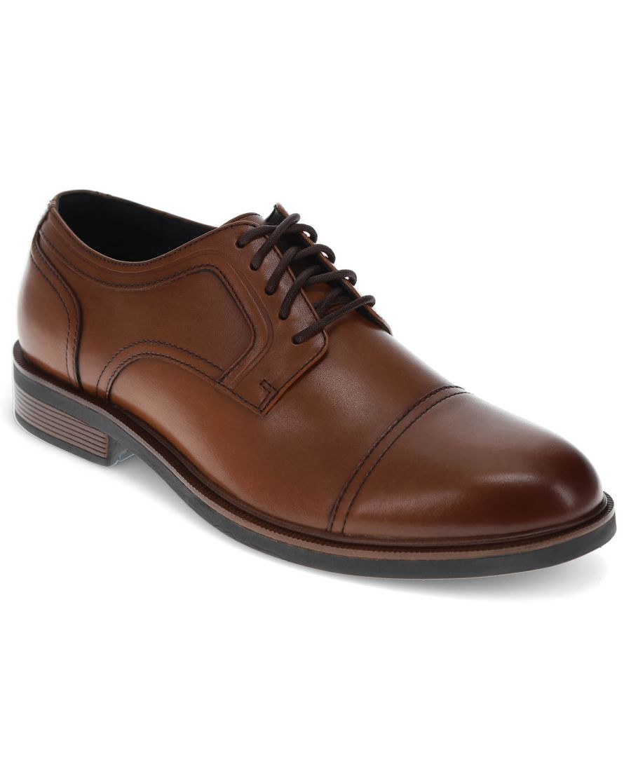 

Мужские кожаные оксфордские туфли Allen с перфорированным носком Dockers, Butterscotch