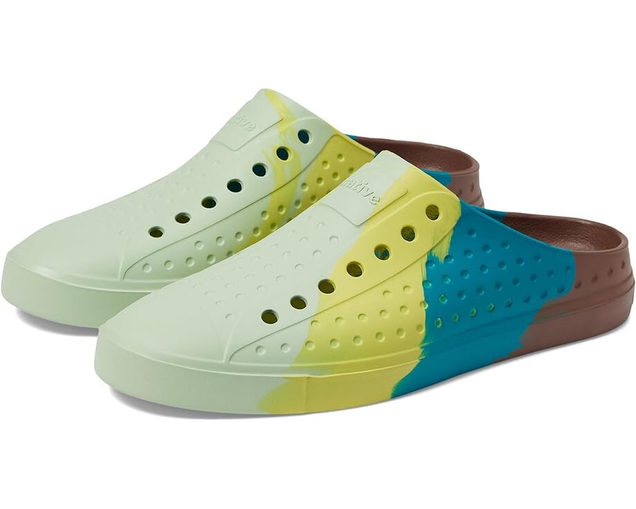 

Сабо Native Shoes Jefferson Marble, цвет Pickle Patina Marble