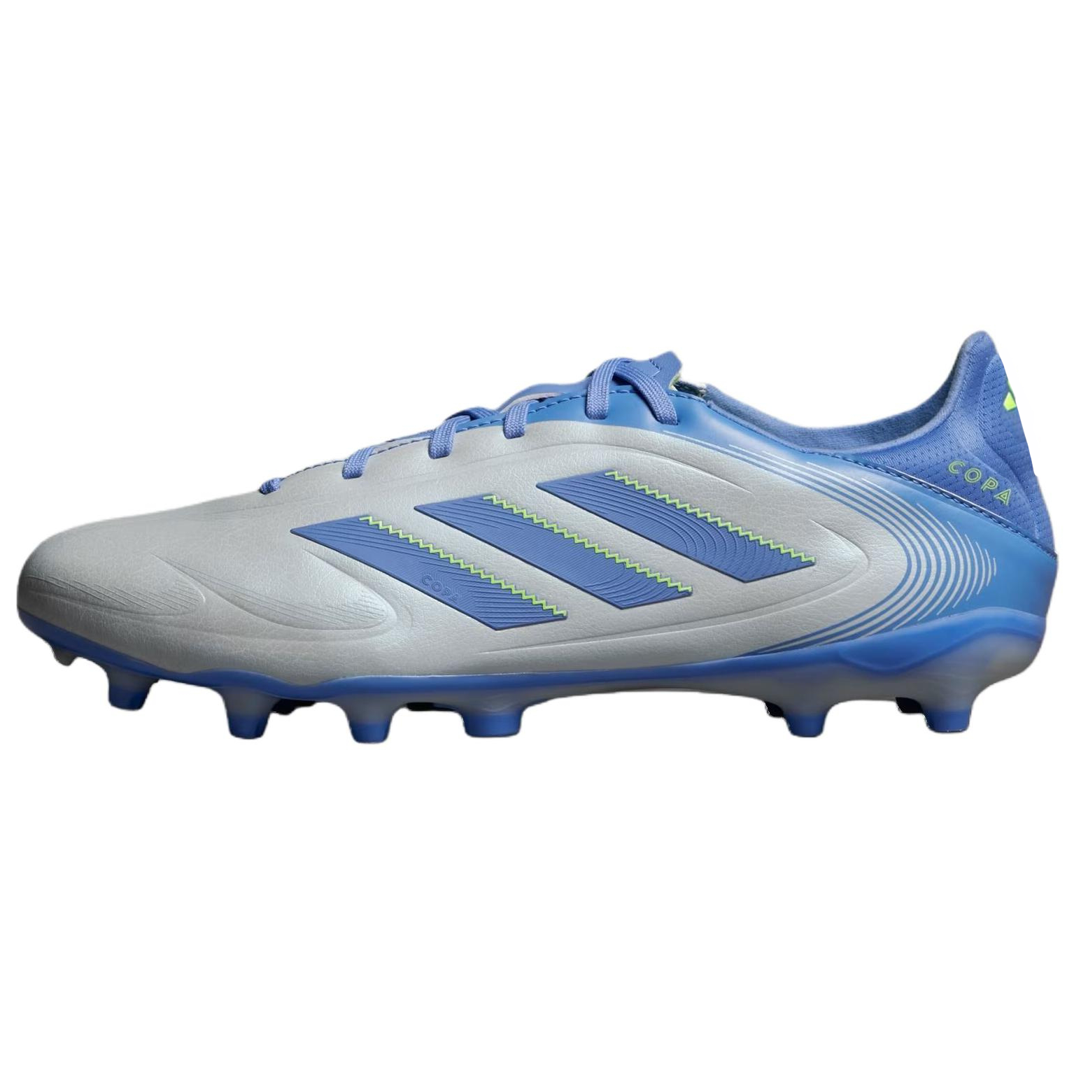 Бутсы Copa Pure 3 League FG/MG Halo Blue Blue Fusion Lucid Lemon Adidas, Blue/Bright Lemon