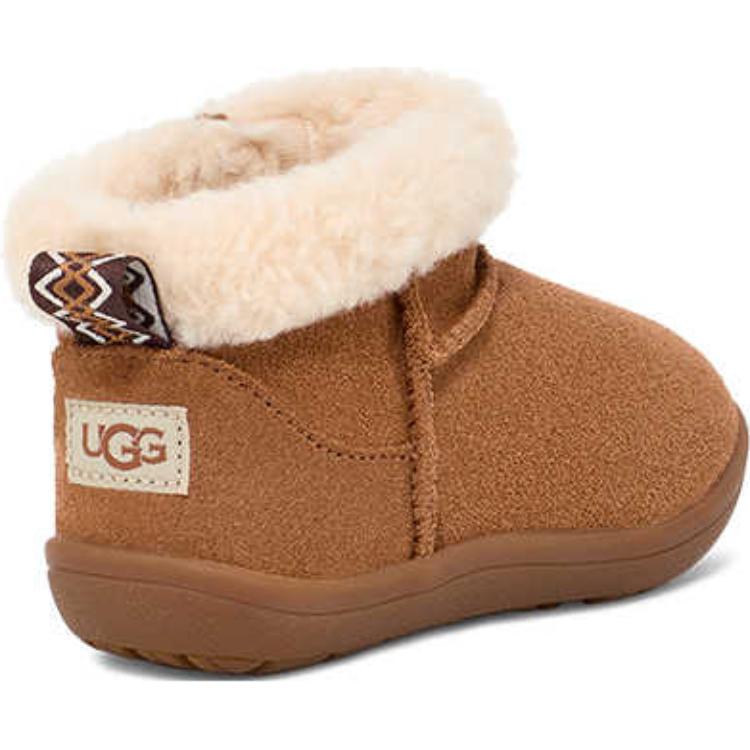 Нескользящие антиударные детские ботинки chestnut для детей 3-7 лет UGG, Chestnut — фото 4