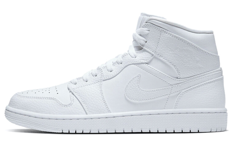 

Кроссовки Jordan 1 Mid Triple White 2.0 2020