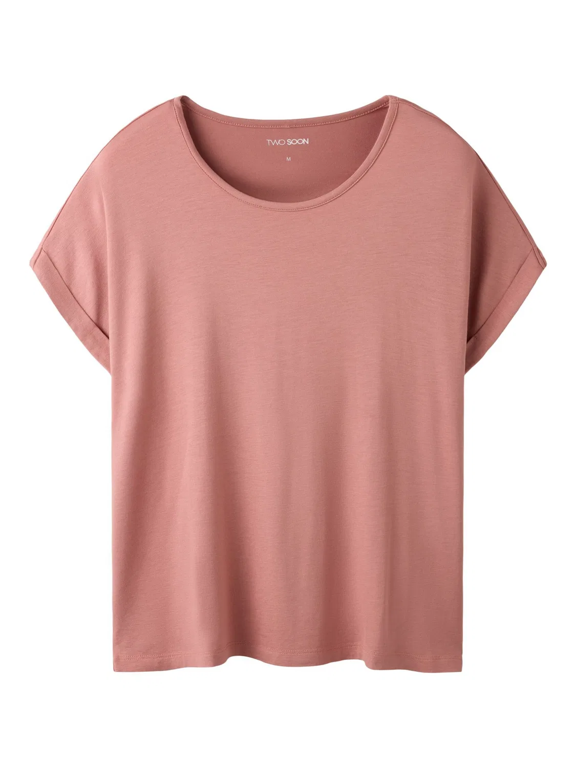Футболка Two Soon, Light Grey/Dusky Pink — фото 4