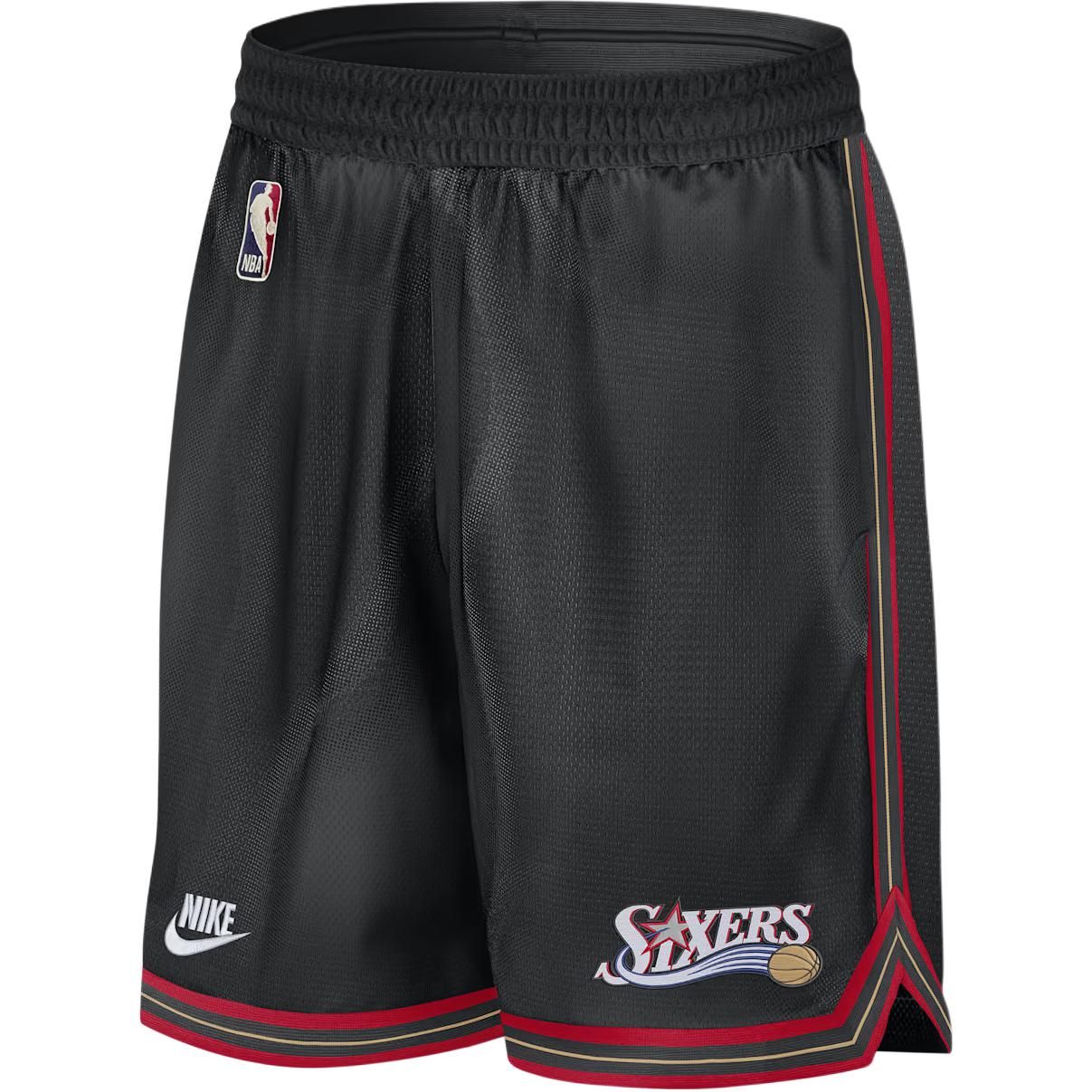 

Шорты Philadelphia 76ers Dna 2025/26 Hardwood Classics мужские Dri-FIT NBA 8" Nike, черный
