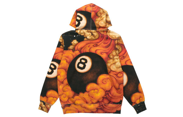 Толстовка Supreme FW19 Week 1 Martin Wong 8-Ball Hooded Sweatshirt, цвет colorblock — фото 2