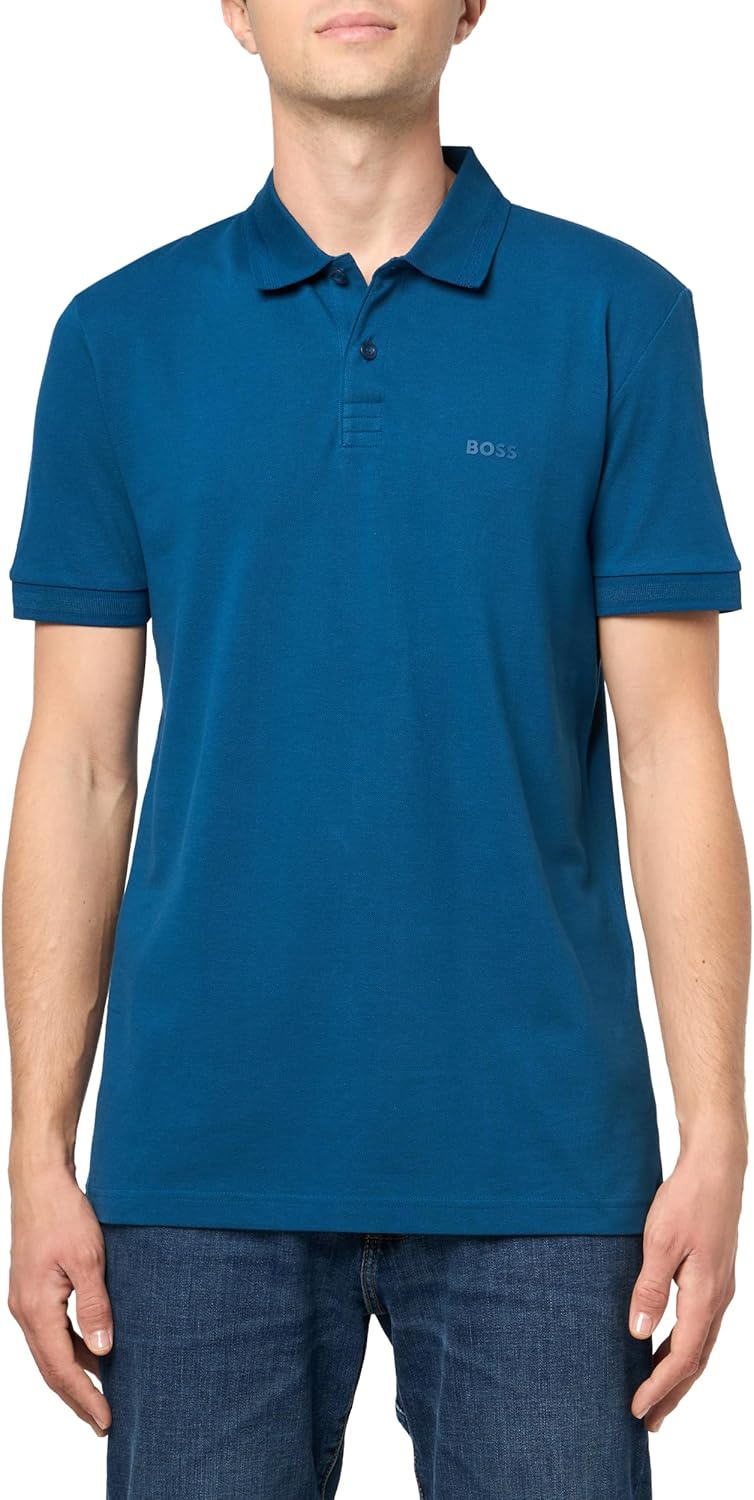 

Мужская спортивная рубашка-поло BOSS Pio Sporty Tonal Collar, Blue Sapphire, Синий, Мужская спортивная рубашка-поло BOSS Pio Sporty Tonal Collar, Blue Sapphire