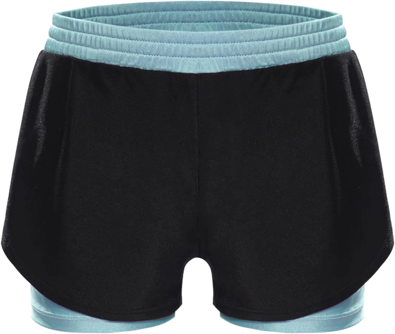 Детские спортивные шорты 2-в-1, Jugaoge, Light Blue