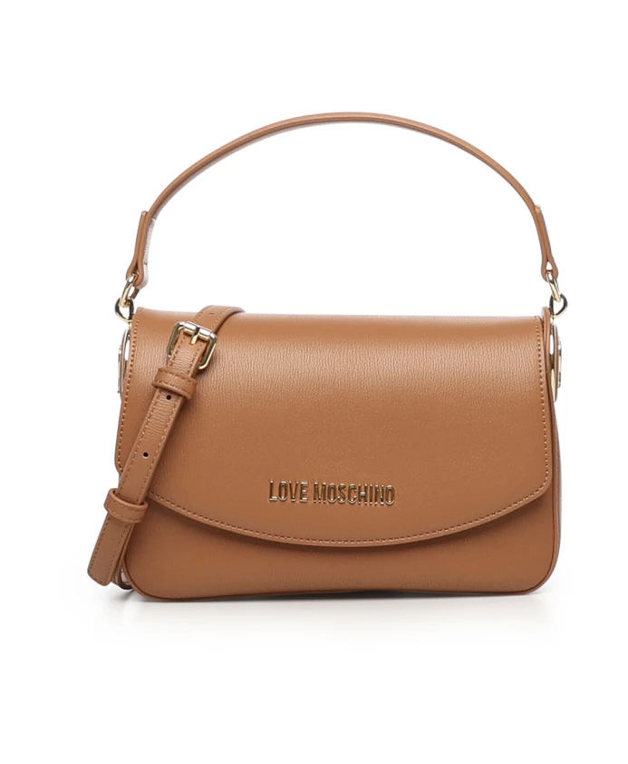 

Сумка через плечо с логотипом Love Moschino, коричневый