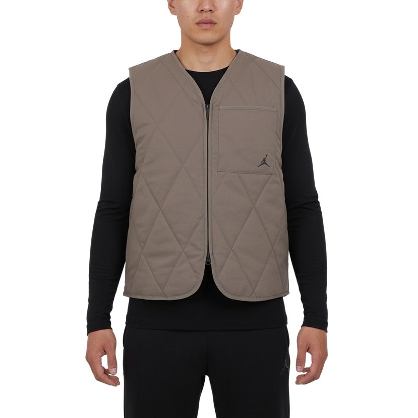 

Jordan Мужской жилет светло-хаки с V-образным вырезом