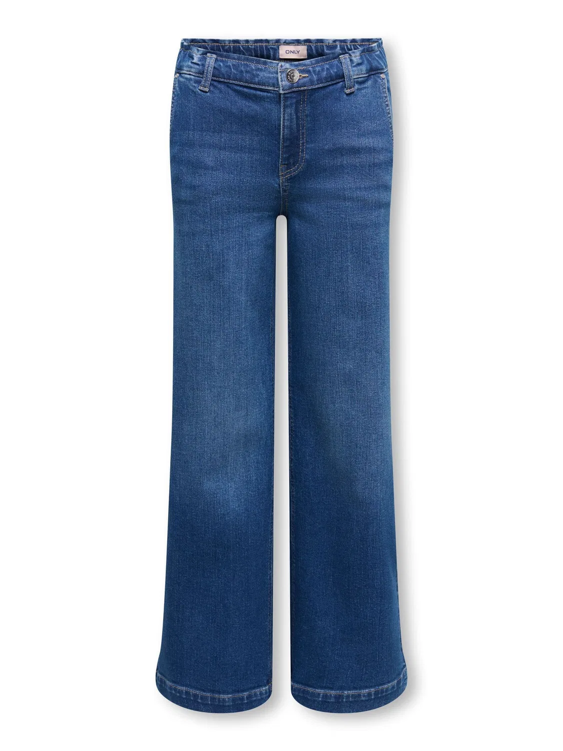 Джинсы с широкой штаниной, KIDS ONLY, light medium blue denim