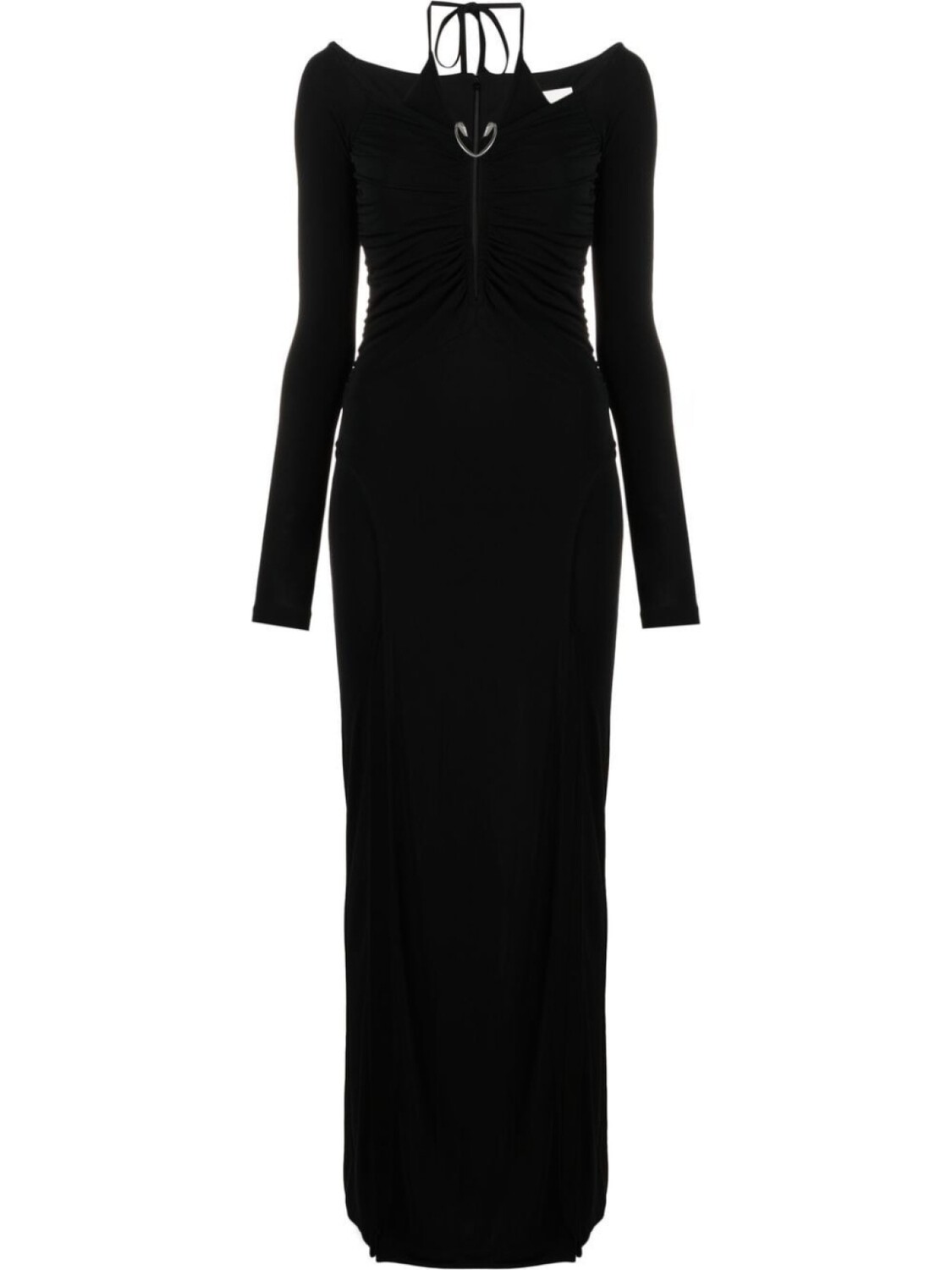 

Dion Lee платье Mobious с разрезом, черный