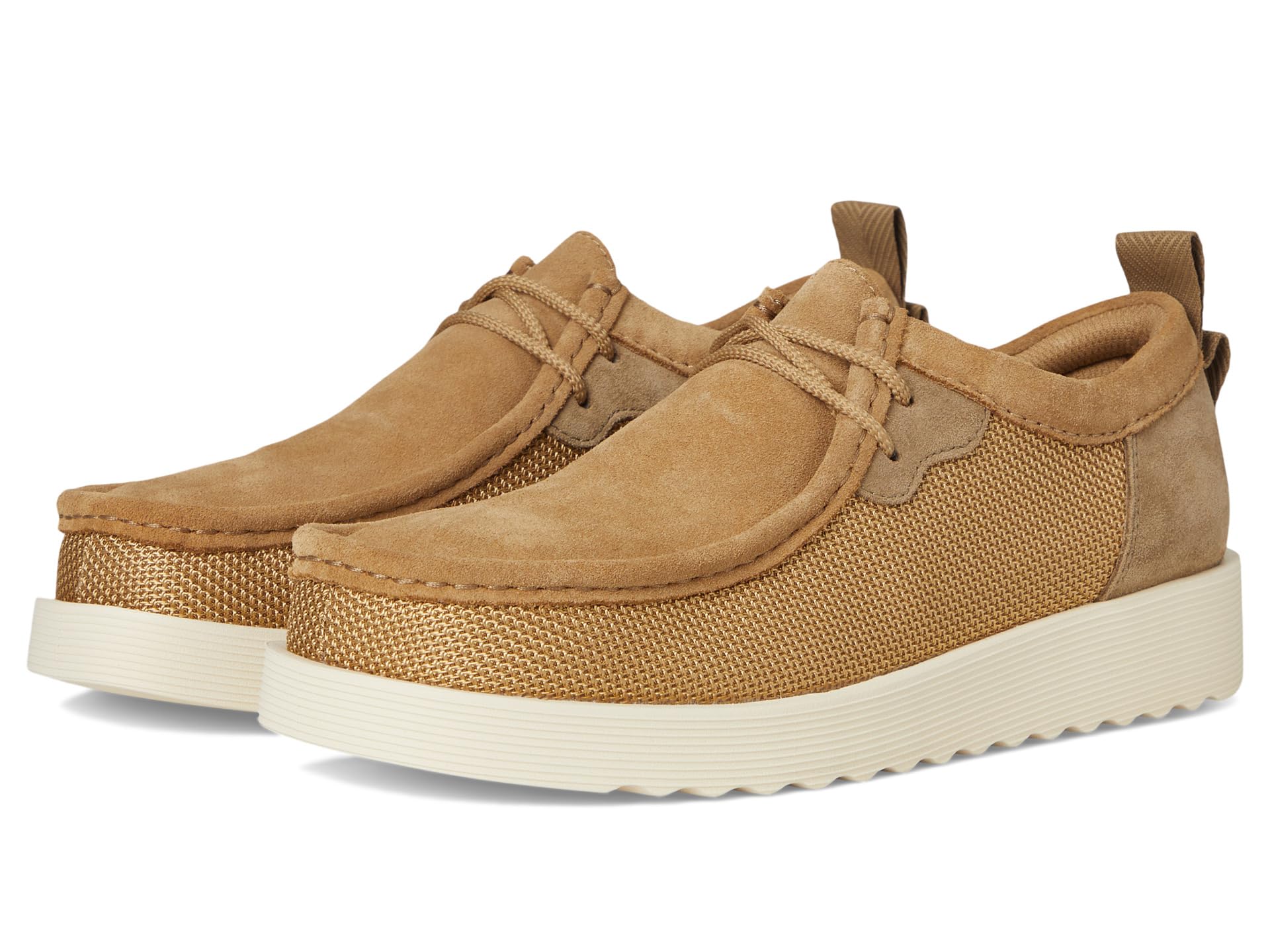 

Кроссовки Clarks Wallabee Future 2 Lo, цвет Dark Sand Combi Suede