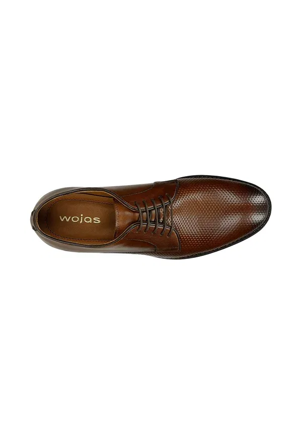 Полуботинки мужские smart lace ups Wojas, коричневый — фото 3