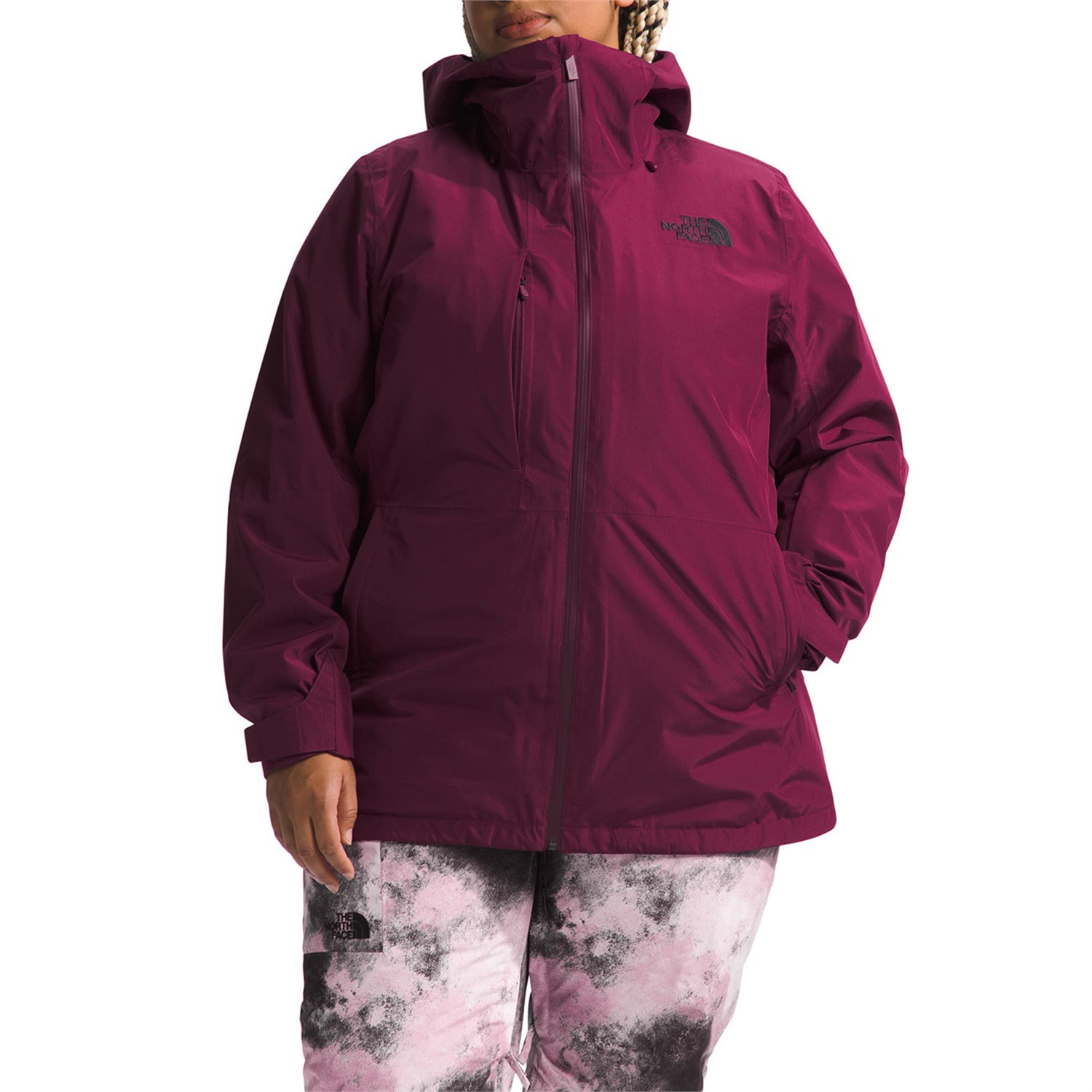 

Куртка The North Face Plus ThermoBall Eco Snow Triclimate, цвет Boysenberry