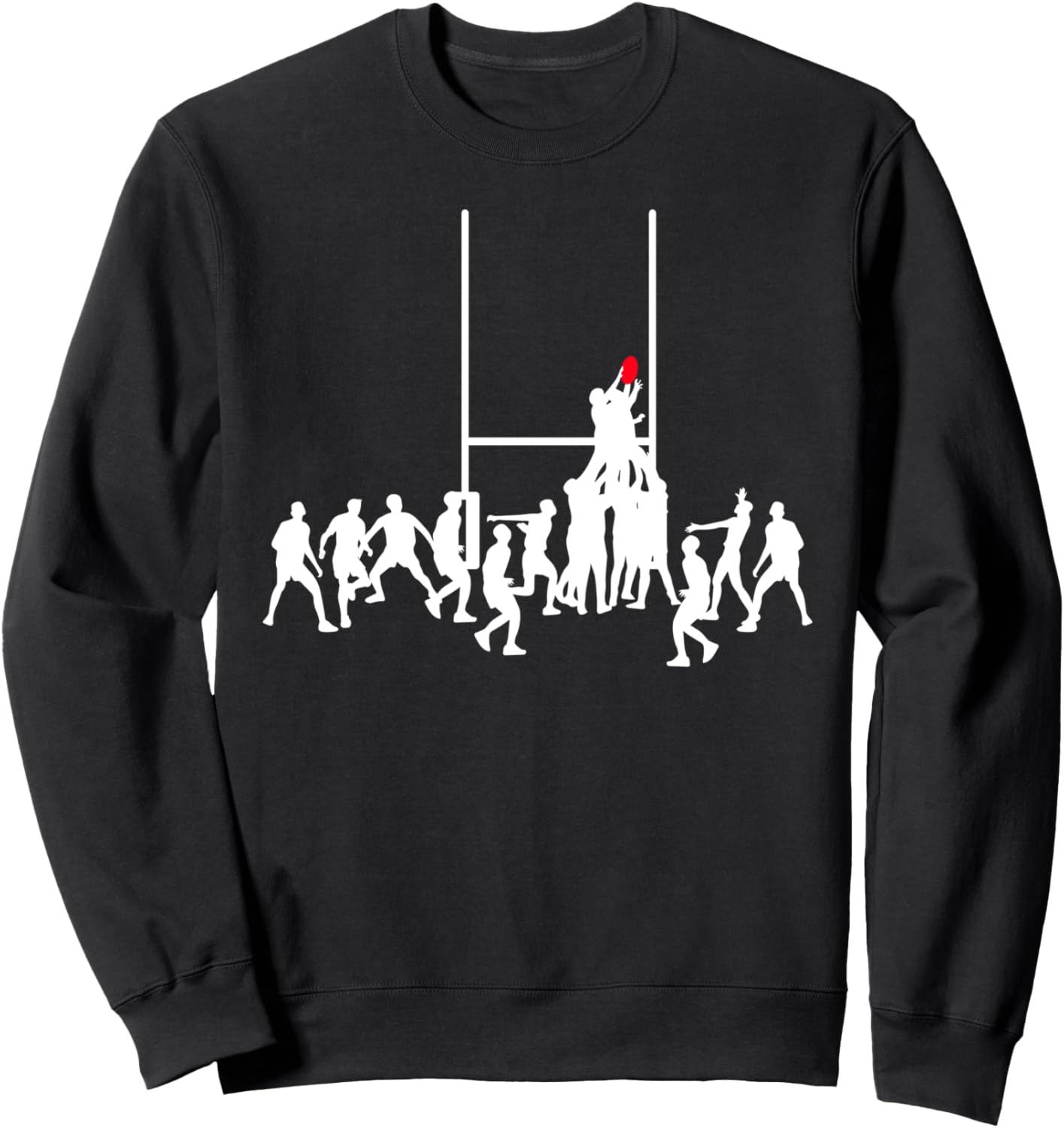 

Мужская толстовка для регби с защитой от захватов, черная Rugby Sports Rugby Fan, Черный, Мужская толстовка для регби с защитой от захватов, черная Rugby Sports Rugby Fan