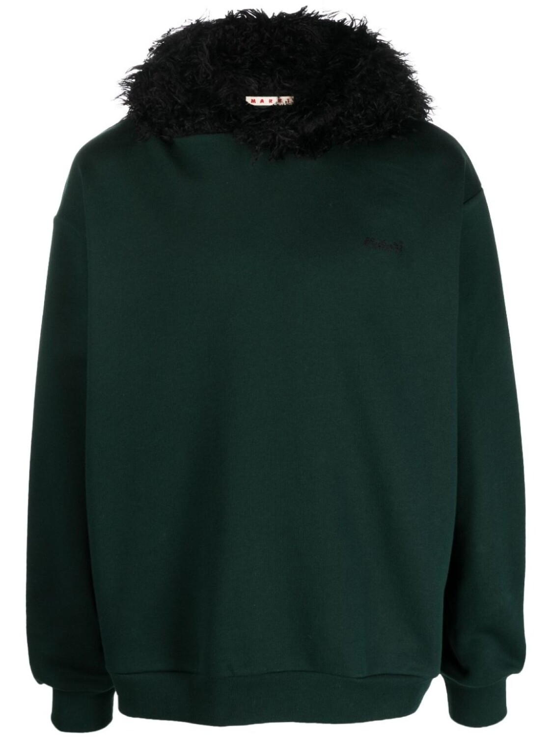 

Marni толстовка из искусственного меха, зеленый