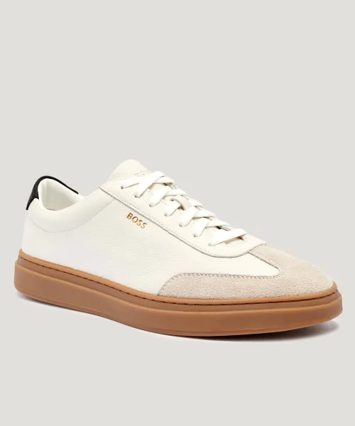 

Кожаные кроссовки Kieran Boss, белый