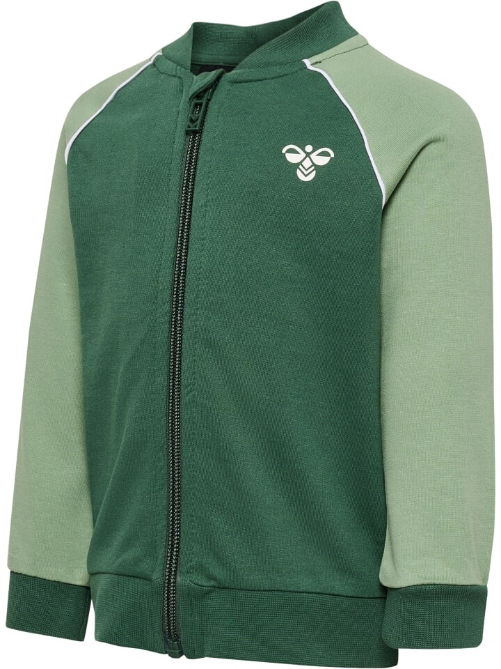 Толстовка Hummel Reißverschluss Jacket Raglanärmel Hmlarnold Kinder, цвет GARDEN TOPIARY — фото 4