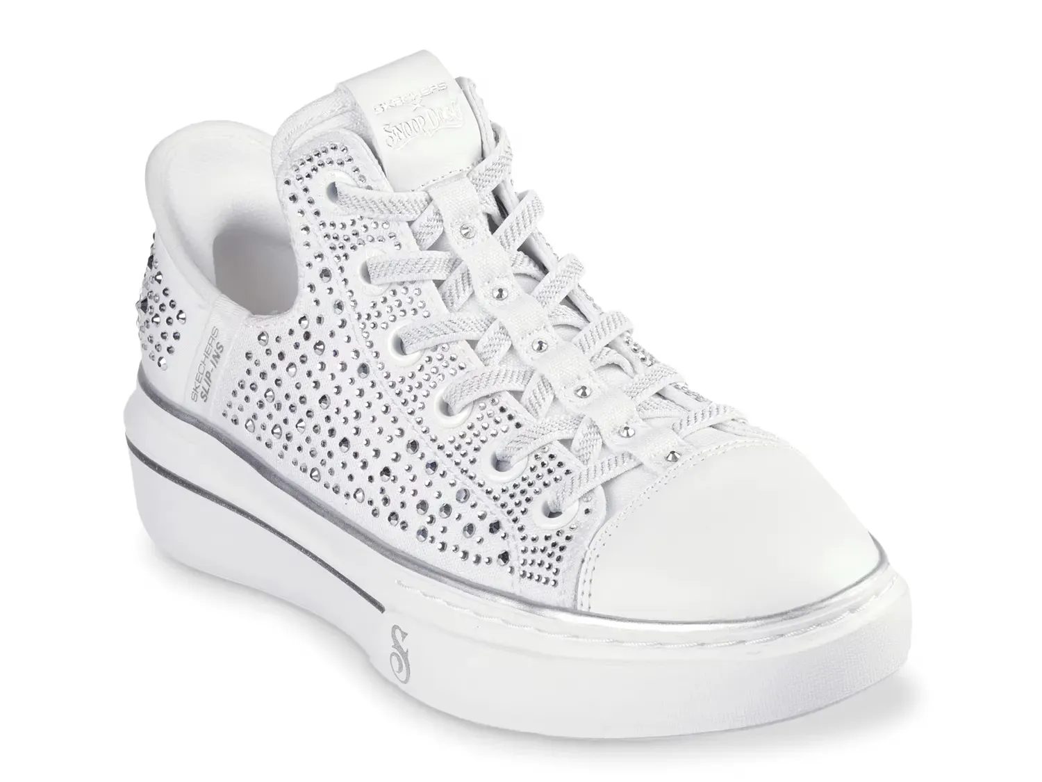 Кроссовки Snoop One Rhine-Stoned Skechers, White