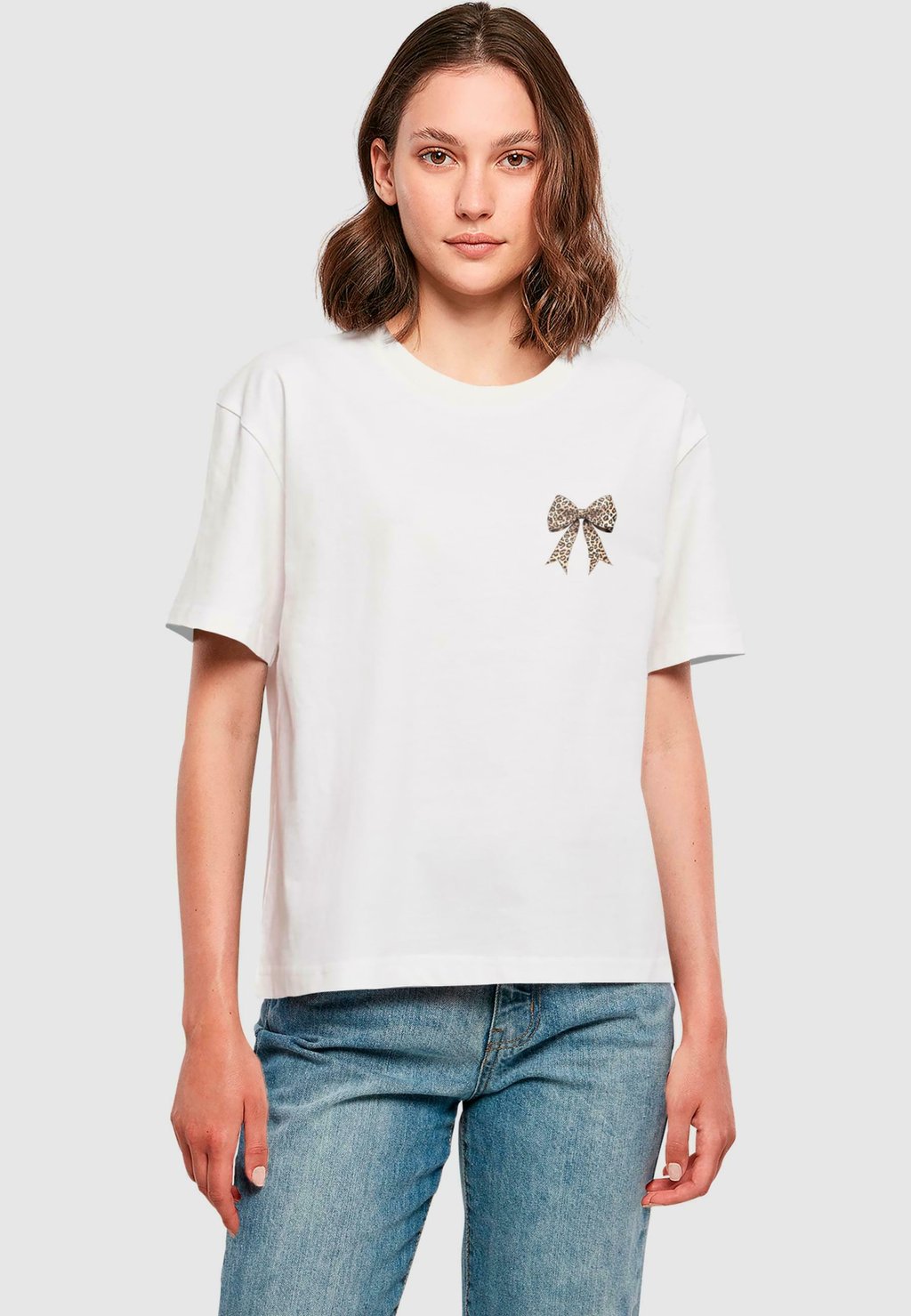 

Футболка с принтом RIBBON EVERYDAY TEE Merchcode, белый