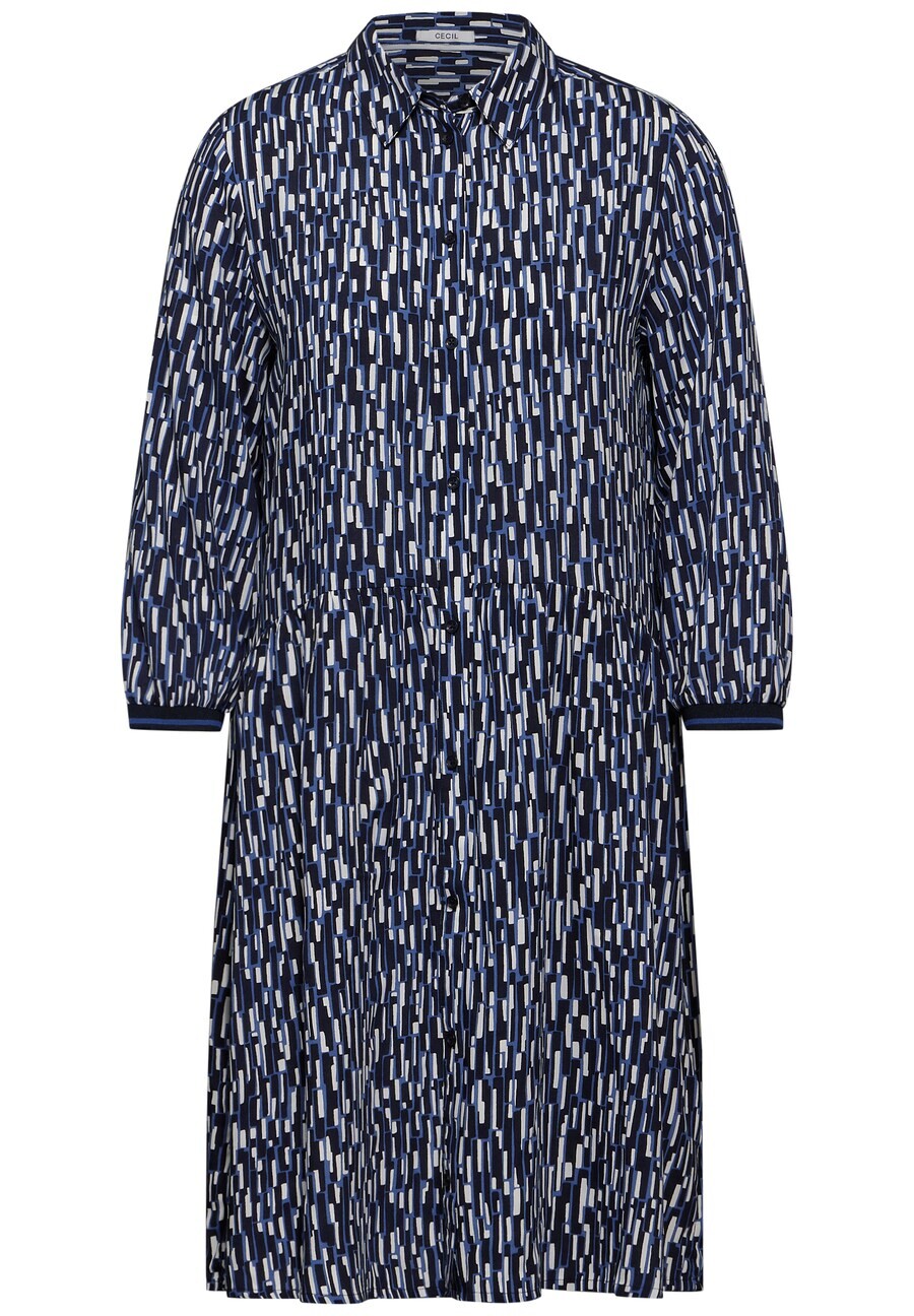 

Платье рубашка CECIL Shirt Dress, синий