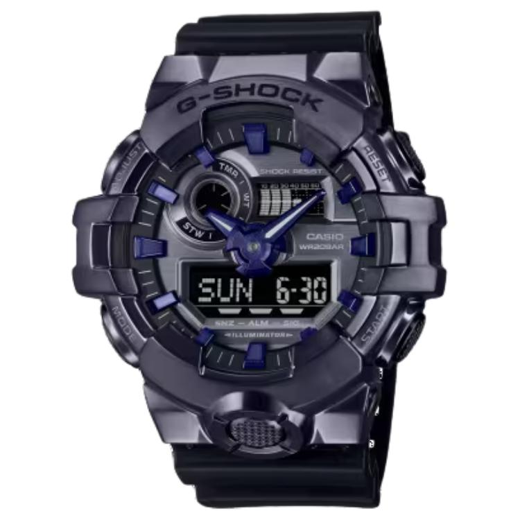 

CASIO Часы G Shock G Steel GM700P 6A, Purple Watch Dial GM-700P-6A
