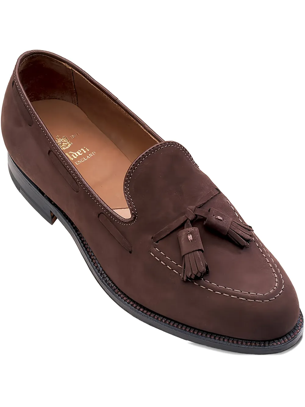 

Замшевые лоферы с кисточками Alden