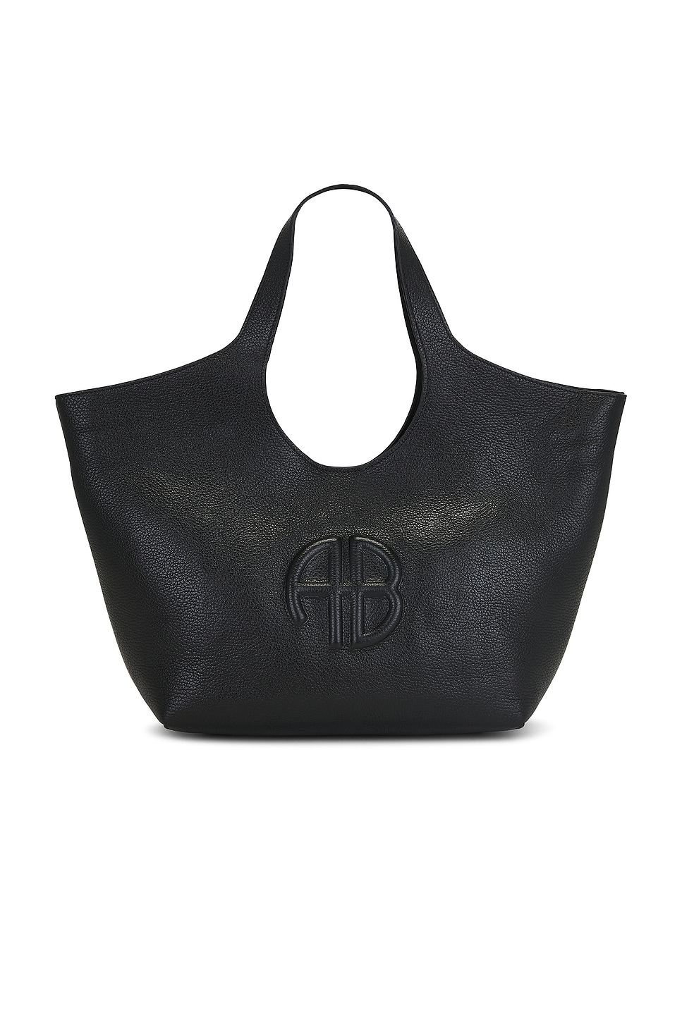 

Сумка-тоут среднего размера lili Anine Bing, black pebbled