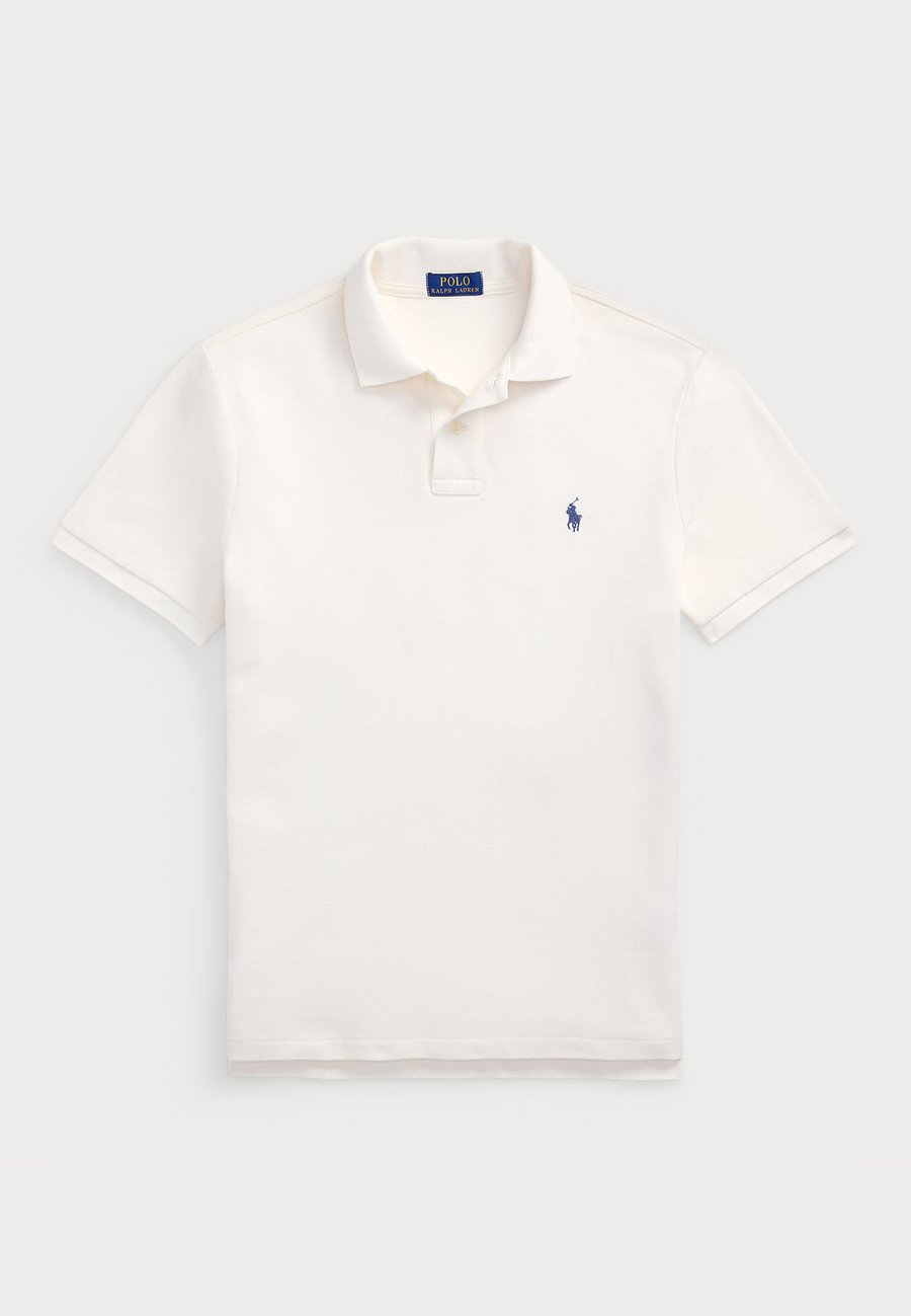 Поло Polo Ralph Lauren SLIM FIT POLO SHIRT, Pale Cream/Off-White — фото 4