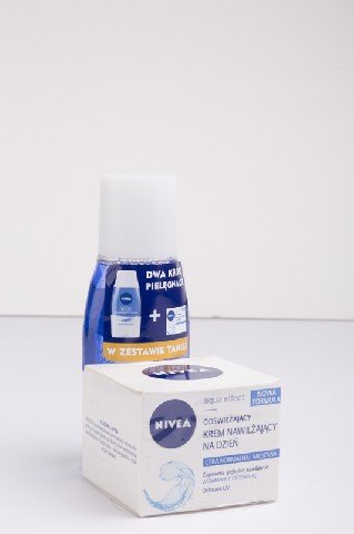 

Nivea, Aqua Effect Duo, освежающий дневной крем + двухфазная жидкость