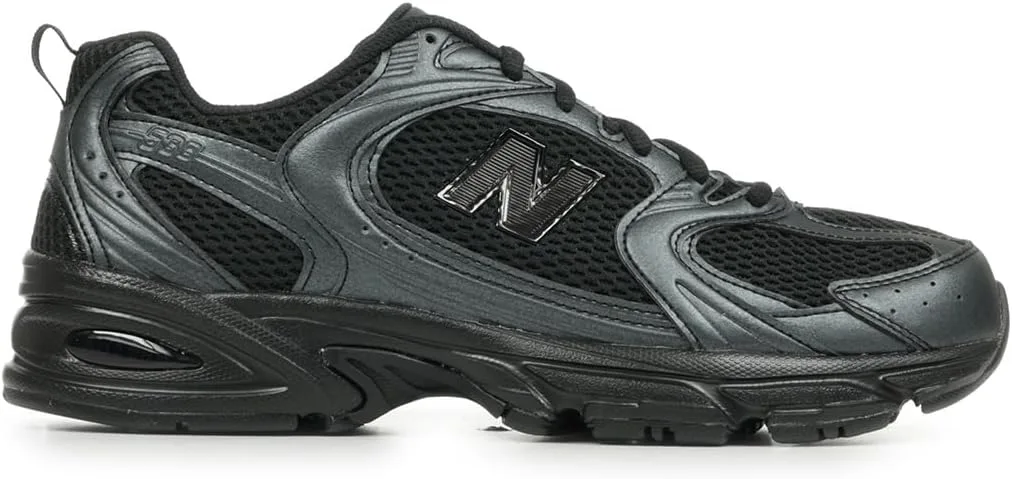 Кроссовки для бега New Balance 530 в стиле ретро, унисекс, черный