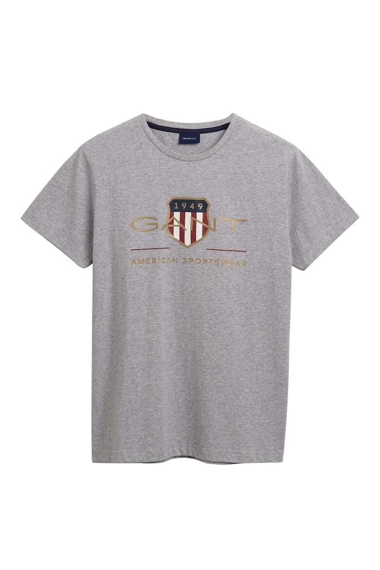 

Футболка с логотипом Gant, серый