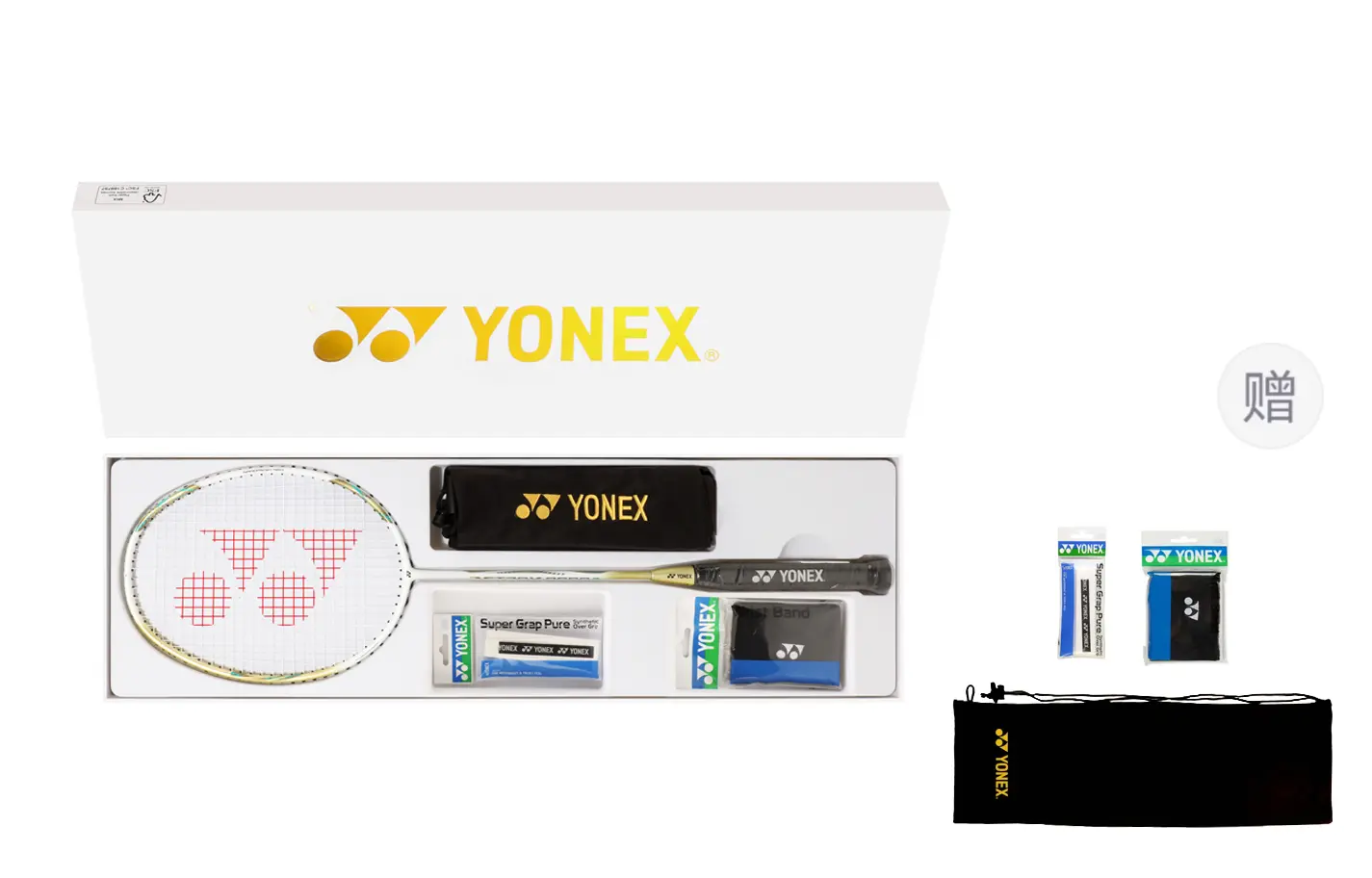 

YONEX Небесный топор AX99 бадминтонная ракетка наступательного типа утяжеленная головка, жесткий стержень профессиональная 675 мм 5U/G5 белое золото