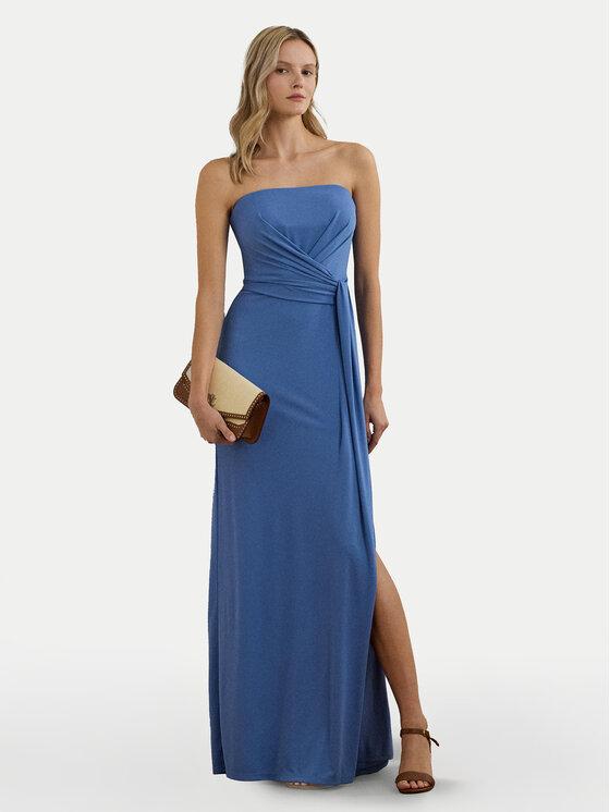 

Вечернее платье обычного кроя 253963657002 Lauren Ralph Lauren, синий