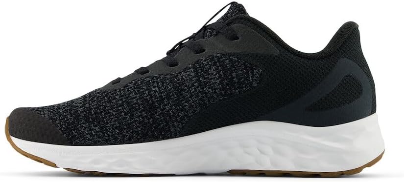 Кроссовки New Balance Unisex-Child Fresh Foam Arishi V4 с шнуровкой, черный — фото 2