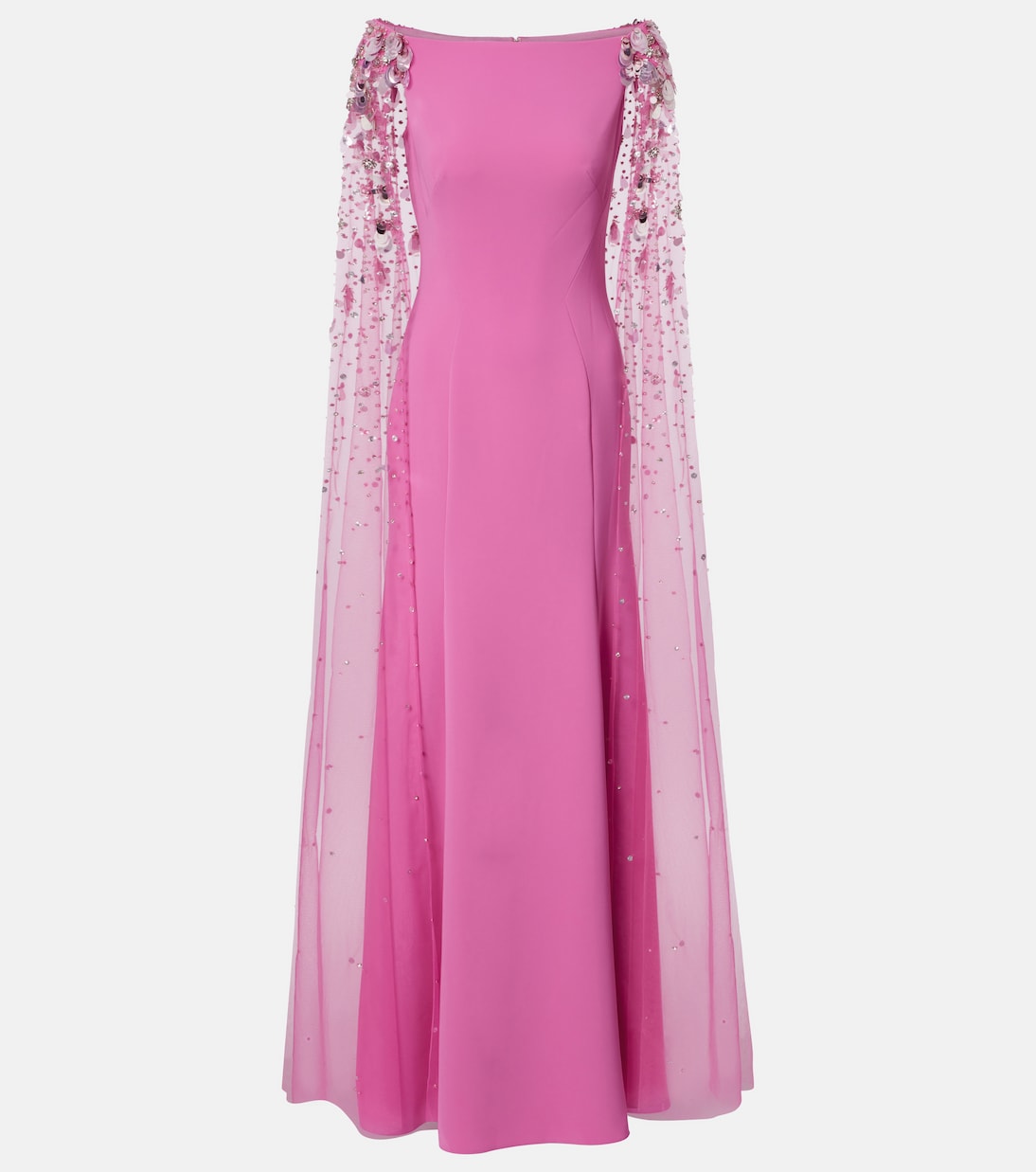 

Горько-сладкое платье с накидкой, расшитое бисером Jenny Packham, Passion Flower